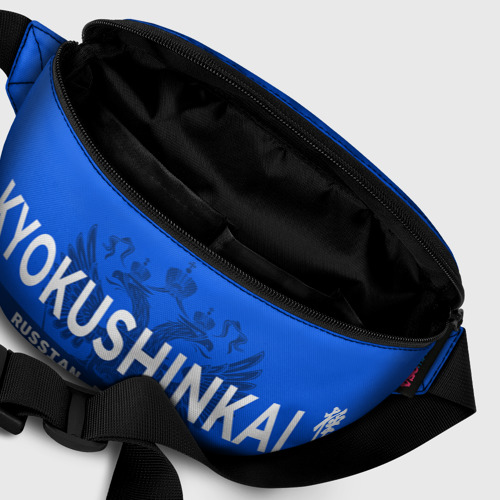 Поясная сумка 3D Киокушинкай карате - на синем фоне - фото 7