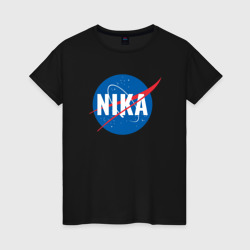 Женская футболка хлопок Ника в стиле NASA