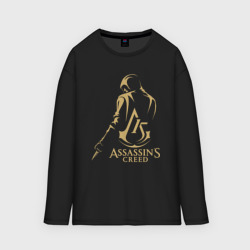 Мужской лонгслив oversize хлопок Assassins Creed 15 лет