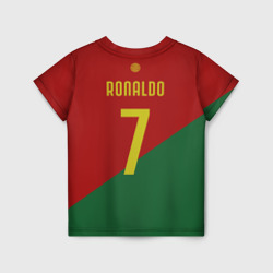 Детская футболка 3D Роналду сборная Португалии