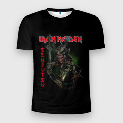 Мужская футболка 3D Slim Iron Maiden Senjutsu samurai