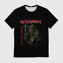 Мужская футболка 3D Iron Maiden Senjutsu samurai