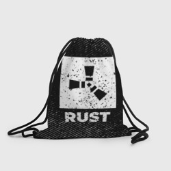 Рюкзак-мешок 3D Rust с потертостями на темном фоне