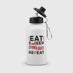 Бутылка спортивная Надпись: eat sleep Dying Light repeat