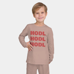 Детская пижама с лонгсливом хлопок Hodl Вязанный - фото 2