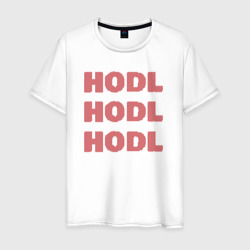 Мужская футболка хлопок Hodl Вязанный