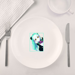 Набор: тарелка + кружка Ребекка из киберпанка - нетраннер - фото 2