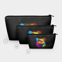 Косметичка 3D Капибара в тёмных очках - поп арт - фото 2