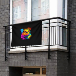 Флаг-баннер Капибара в тёмных очках - поп арт - фото 2