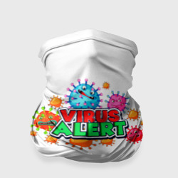Бандана-труба 3D Предупреждение о вирусе