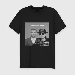 Мужская футболка хлопок Slim Pet shop boys