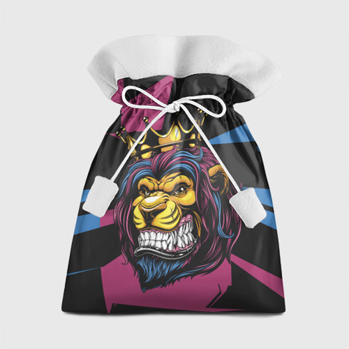Подарочный 3D мешок Царь зверей в короне