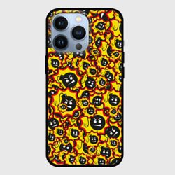 Чехол для iPhone 13 Pro Serious Sam logo pattern