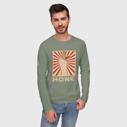 Мужской лонгслив хлопок Honk art - фото 2