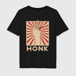 Honk art – Мужская футболка хлопок Oversize с принтом купить со скидкой в -16%