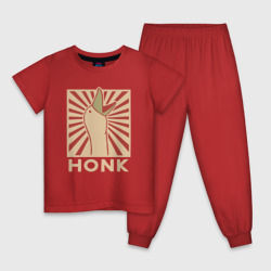 Детская пижама хлопок Honk art