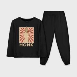 Детская пижама с лонгсливом хлопок Honk art