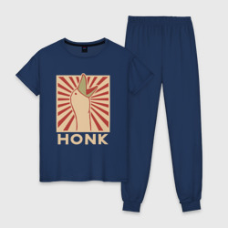 Женская пижама хлопок Honk art