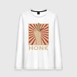 Мужской лонгслив хлопок Honk art
