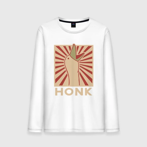 Мужской лонгслив хлопок Honk art