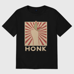 Мужская футболка хлопок Oversize Honk art