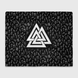 Плед 3D Valknut runes pattern