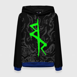 Женская толстовка 3D Логотип Cyberpunk: Edgerunners - Дэвид