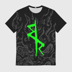 Мужская футболка 3D Логотип Cyberpunk: Edgerunners - Дэвид