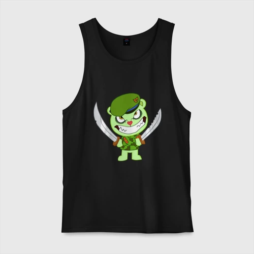 Мужская майка хлопок Angry Flippy