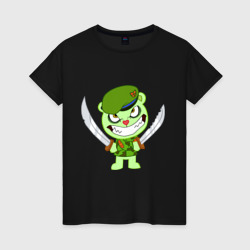 Женская футболка хлопок Angry Flippy