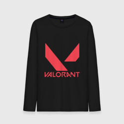 Мужской лонгслив хлопок Valorant - logo