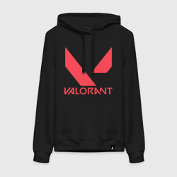 Женская толстовка хлопок Valorant - logo