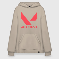 Худи SuperOversize хлопок Valorant - logo