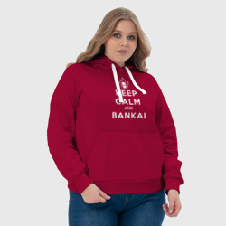 Женская толстовка хлопок Keep calm and bankai - Bleach