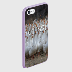 Чехол для iPhone 5/5S матовый Стая гусей - Gussi - фото 2