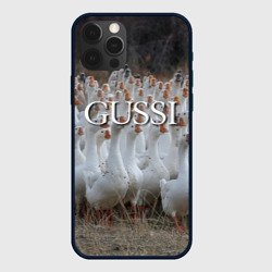 Чехол для iPhone 12 Pro Max Стая гусей - Gussi