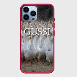 Чехол для iPhone 14 Pro Max Стая гусей - Gussi