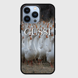 Чехол для iPhone 13 Pro Стая гусей - Gussi