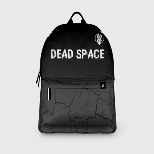 Рюкзак 3D Dead Space glitch на темном фоне: символ сверху - фото 4