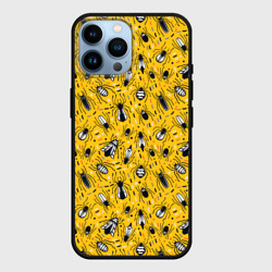 Чехол для iPhone 14 Pro Max Насекомые разные