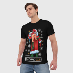 Мужская футболка 3D Ded MoroZZ - Brazzers - фото 2