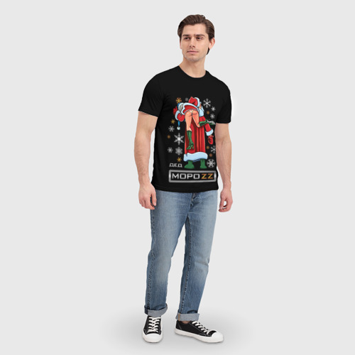 Мужская футболка 3D Ded MoroZZ - Brazzers, цвет 3D печать - фото 5