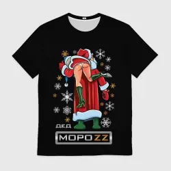Мужская футболка 3D Ded MoroZZ - Brazzers
