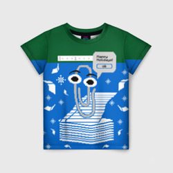 Детская футболка 3D Уродливый свитер