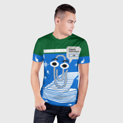 Мужская футболка 3D Slim Уродливый свитер - фото 2