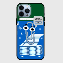 Чехол для iPhone 13 Pro Max Уродливый свитер со скрепкой праздничный