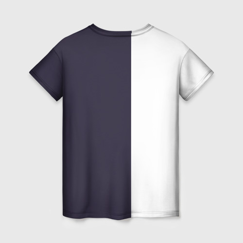 Женская футболка 3D с принтом Орел-птица гордая, вид сзади #1