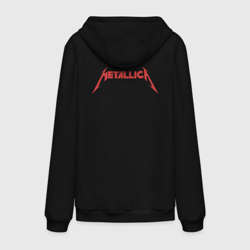 Мужская толстовка хлопок Metallica skull, цвет черный - фото 2