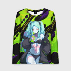 Женский лонгслив 3D Ребекка - органический зеленый