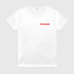 Женская футболка 3D Форма арасаки - белый